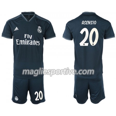 Completo Calcio Real Madrid ASENSIO 20 Bambino Divisa Trasferta 2018/2019